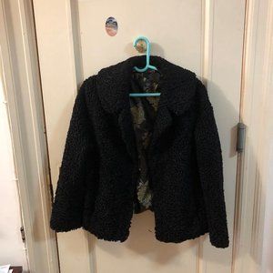 Plush Black Persian Lamb Jacket